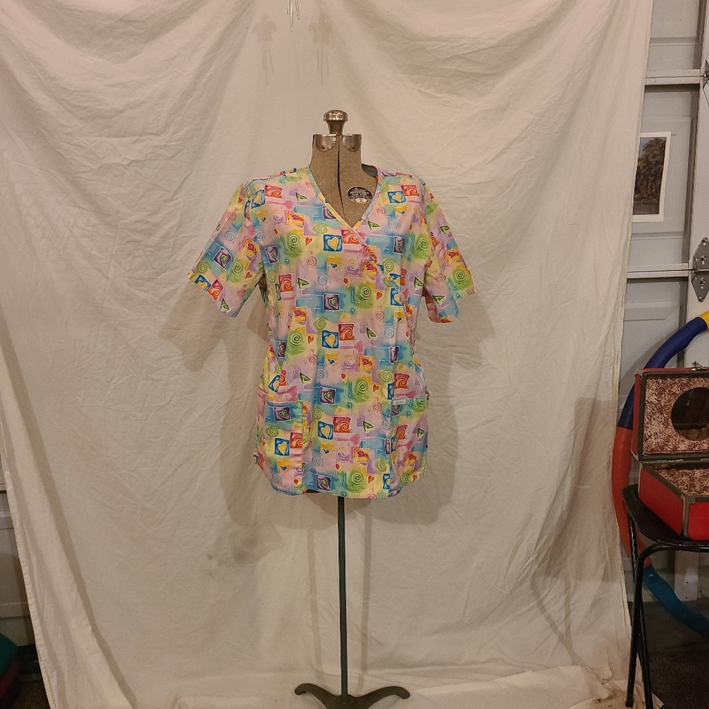 Lot of 5 scrub tops. All size XL